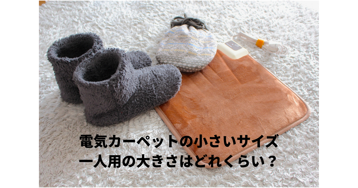 電気カーペット小さいサイズ